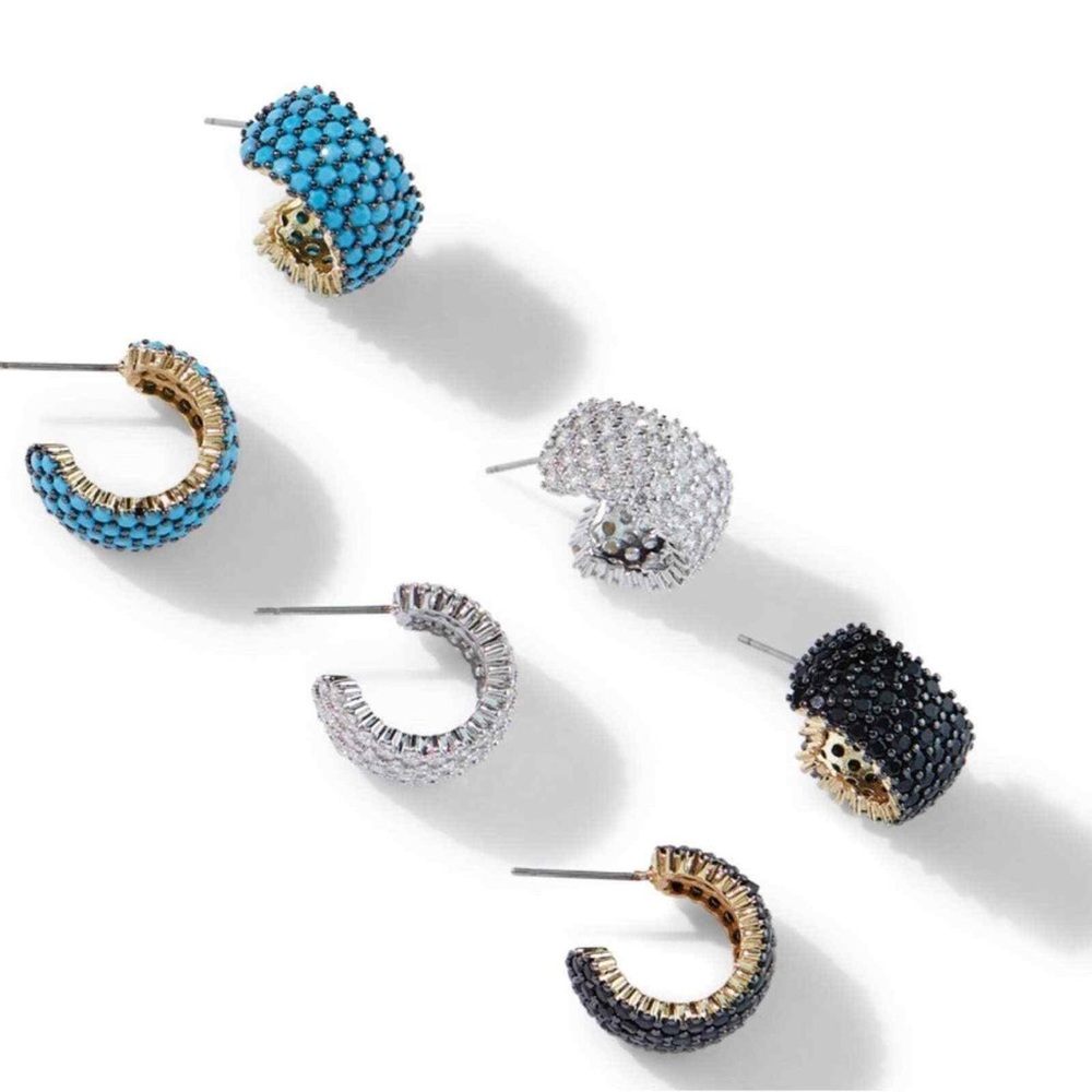 PARK LANE HIGHLIGHT CLEAR EARRINGS